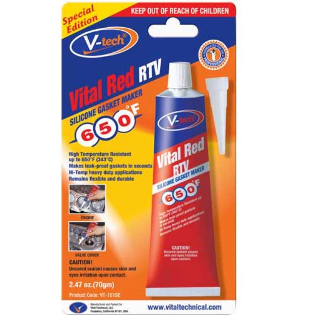 Picture of Vital Red RTV Gasket | 70gm