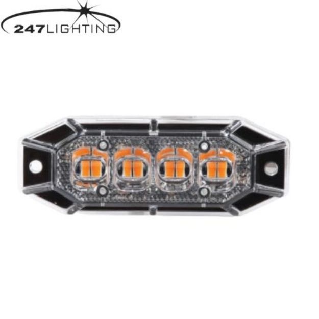 Picture of LED Directional Warning Light  | Reg 65 | Amber