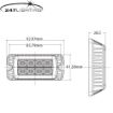 Picture of LED Directional Warning Light | Reg 10/65 | Amber