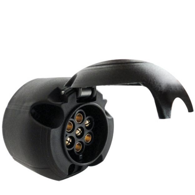 Picture of 7 Pin Plastic Socket