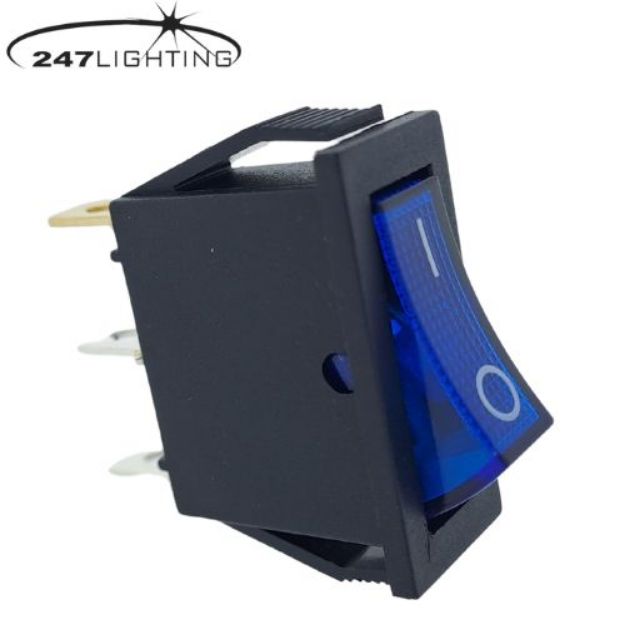 Picture of Illuminated Rocker Switch | Blue | 12*30mm