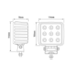 Picture of 4" LED Square Work Lamp 
