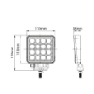 Picture of 4" LED Square Trekker Work Lamp