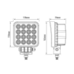 Picture of 4" LED Square Work Lamp 