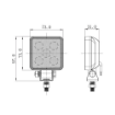 Picture of 3" LED Square Mini Work Lamp