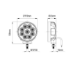 Picture of 4.6" LED WORK LAMP | 54W | CA 5738