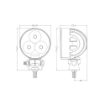 Picture of 247 WORK LAMP 3" ROUND LED 9/32V 30W