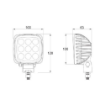 Picture of 4" LED Square Work Lamp 