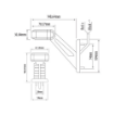 Picture of 45° LED Rubber Stalk Lamp | Right