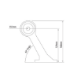 Picture of 60° LED Stalk Lamp | Left