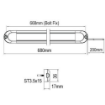 Picture of 27" LED Interior Lamp | Switch | Warm White | CA 6167