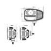 Picture of LED Head Light | Right | LHD | CA 6168 R