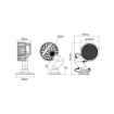 Picture of 247 ADJ WORK LAMP 5" ROUND 9LED 10/30V 45W