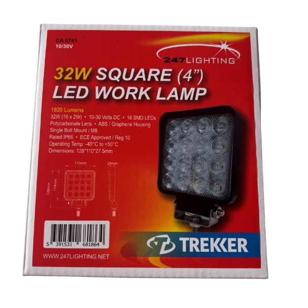 Picture of 4" LED Square Trekker Work Lamp 